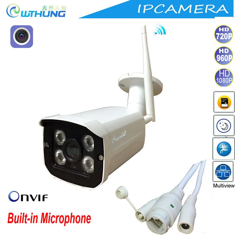 WTHUNG IP Camera font b Wireless b font Wired 720P 960P 1080P Sony CMOS Onvif SD