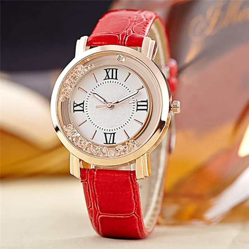 Fashion Women watch Diamonds Leter Band Analog Quartz Vogue Watches Wrist Watch Relogio Feminino #2AP28 (9)