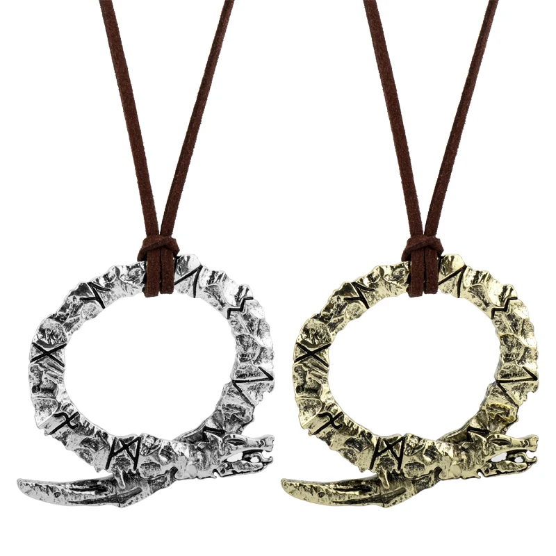 Game Jewelry God Of War 4 Olympus Kratos Pendant Necklace Metal
