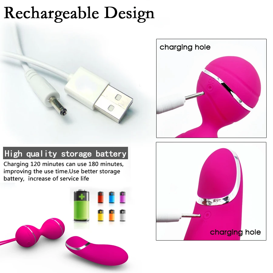 Новый двойной Kegel вибрирующий Eggs7 скоростной перезаряжаемый яйцо шарики sexsilicone