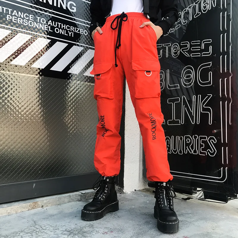 Europeand США 2018 зима новый тренд печати Ремень повседневные Комбинезоны женские хип хоп штаны