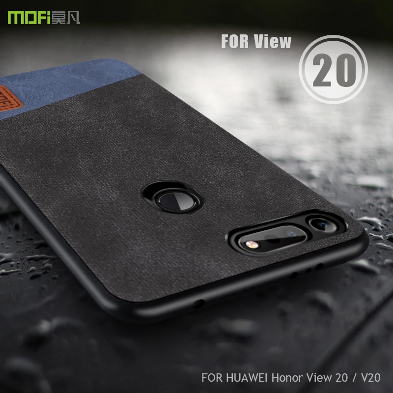 

honor view 20 case cover MOFI for huawei honor view 20 Fabric Back Cover Case honor V20 Full Cover frosted business Case view20