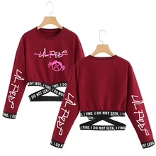 Lil Peep футболка Женская Harajuku R.I.P. Футболка с длинным рукавом Женская Хлопковая весенняя модная повседневная Уличная одежда в стиле хип-хоп длинный укороченный топ