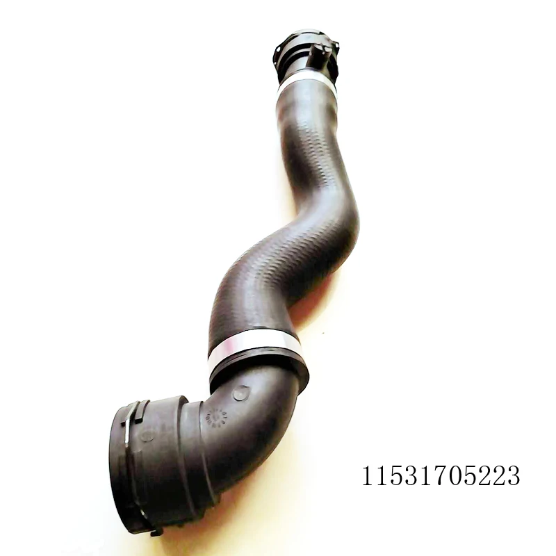 New Upper Coolant Radiator Hoses Screw Clamps For Bmw 525i 528i 530i