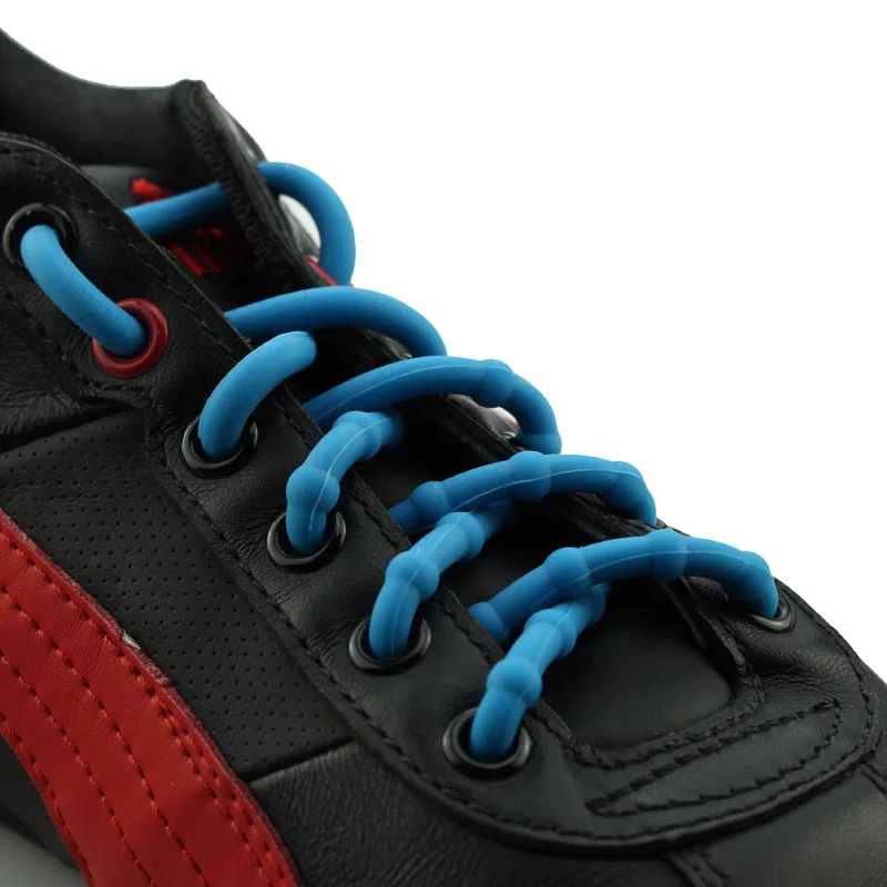 1 Pair Easy-soft Silicone Lace Sports Shoes Without Fastening Lace-line Cable Running sy Personality Lazy Shoelaces high Tensile