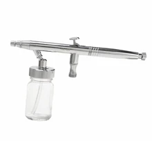 Аэрограф Двойного действия для ногтей пневматическая Автомобильная Краска распылитель Электроинструмент Часть воздушная щетка для украшения торта моделирование