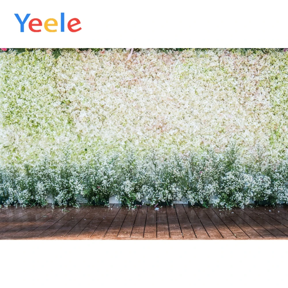 

Yeele Flower Wall Backgrounds Banner Seamless Scene Child Baby Photography Props Portrait Photographic Backdrop For Photo Studio