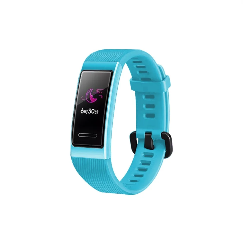 Sky blue Силиконовый ремешок для huawei Band 3 Pro красочные спортивные водонепроницаемые ремешки на запястье для huawei Band 3/3Pro аксессуары для смарт-браслета - Цвет: Sky blue