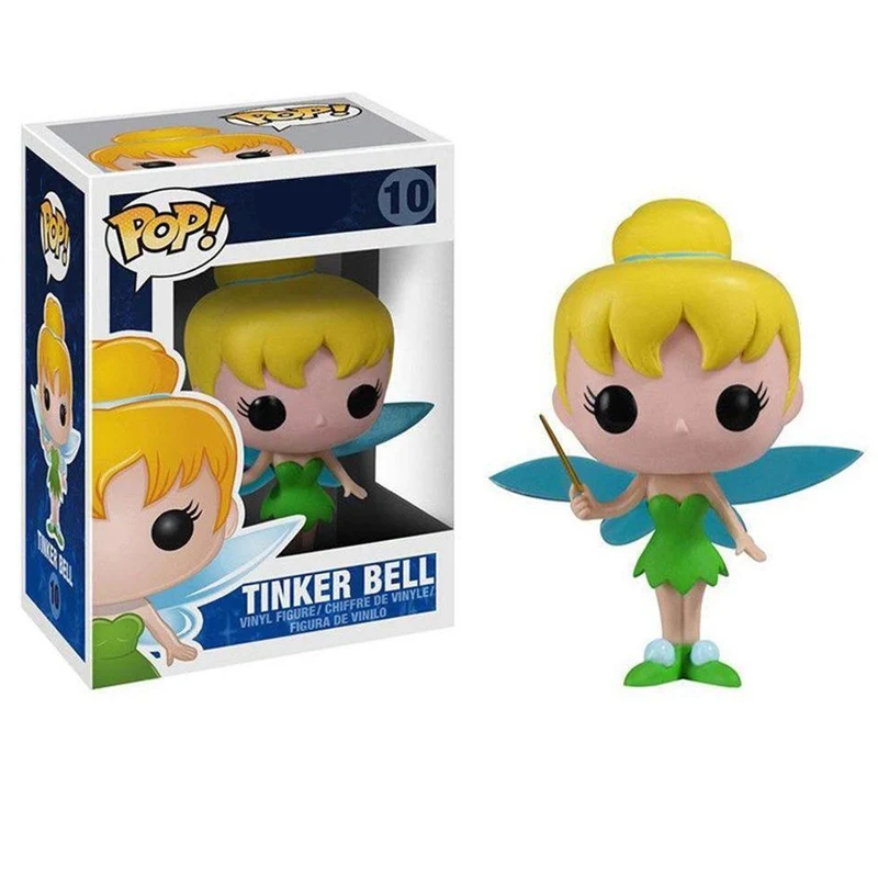 

FUNKO POP New Arrival TinkerBell Fairies Beauty Tinker Bell Vinyl Action Figures Collectible Model Toys Children Birthday Gifts
