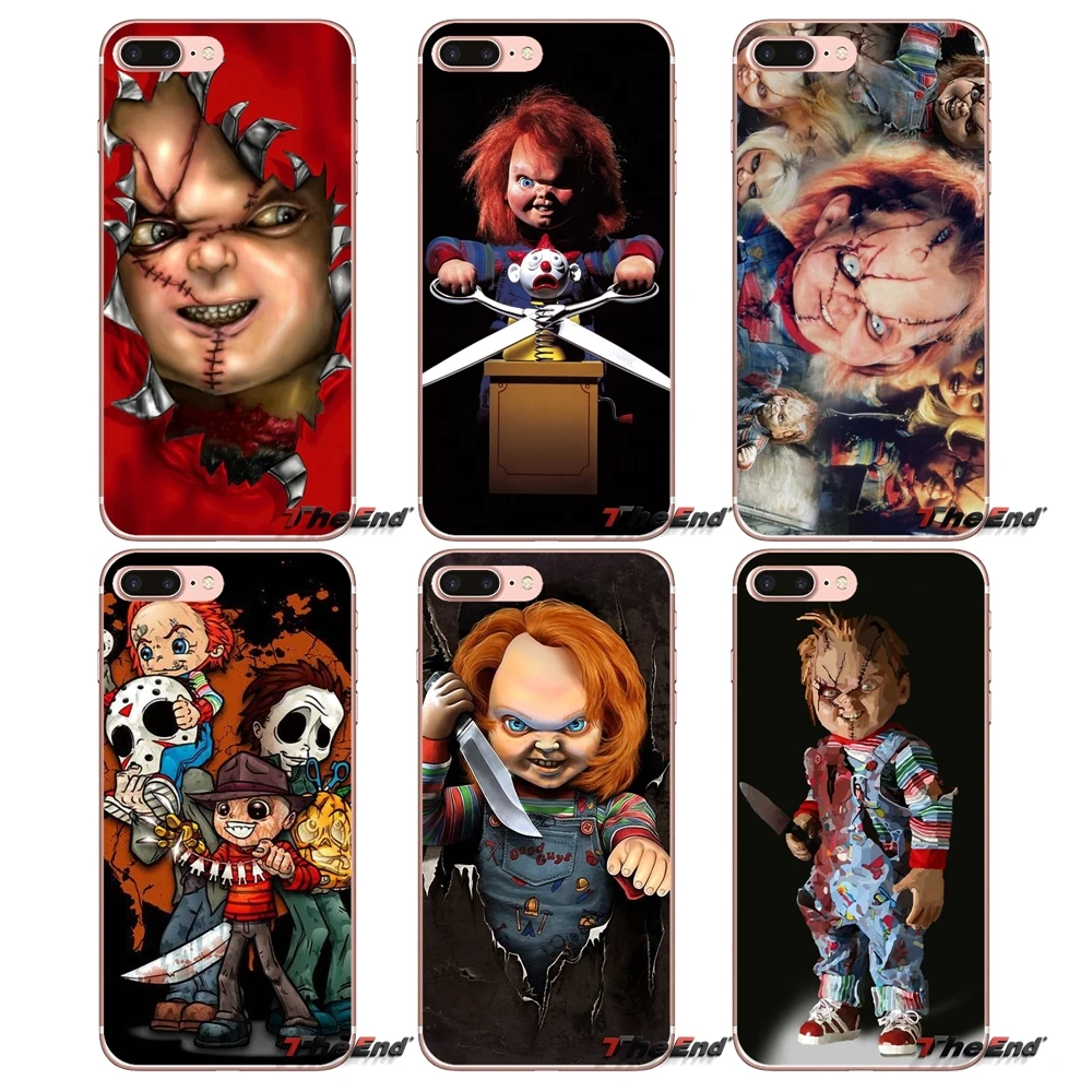 ТПУ чехол Crazy Charles Lee Ray кукла Чаки для iPhone X 4 4S 5 5S 5C SE 6 6S 7 8 Plus Samsung Galaxy J1 J3 J5 J7 A3 A5 2016 2017