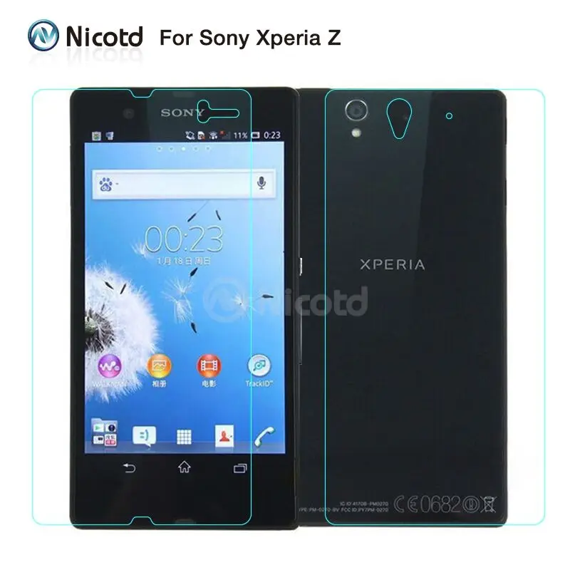 2 шт./лот переднее+ заднее закаленное стекло для sony Xperia Z5 Premium Z1 Z3 Z5 компактная Защитная пленка для экрана для sony Xperia Z Z1 Z2 Z3 Z4 Z5