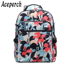 Школьный рюкзак ACEPERCH для девочек-подростков, женский рюкзак Mochila Feminina, Женский нейлоновый водонепроницаемый рюкзак для ноутбука