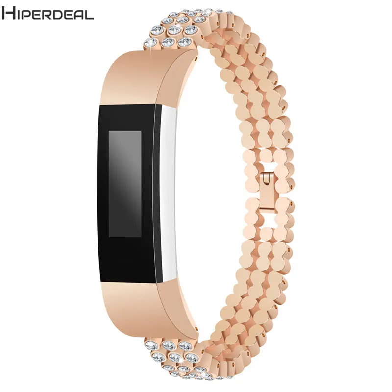 

HIPERDEAL Strap For Fitbit Alta HR/Fitbit Alta Band Stainless Steel Diamant 135-215mm Replacement Smart Accessories Wrist DE08b