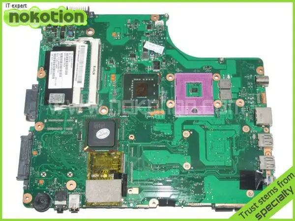 NOKOTION материнская плата для ноутбука TOSHIBA SATELLITE A300 A300D V000125610 INTEL GM965 INTEGRATED GMA 4500MHD