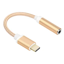 Тип usb C до 3,5 мм наушники переходник для наушников USB-C до 3,5 мм кабель с соединителем для подключения к разъему Aux для Letv 2 2pro max2 Pro 3 Xiaomi 6 аудио кабины