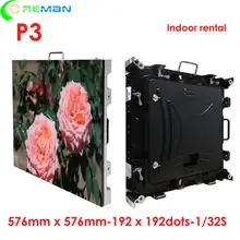 Низкая цена hd P3 светодиодная матрица дисплей плоской панели hub75 Конференц-зал выставки rgb полноцветный для помещений светодиодный экран P2 P3