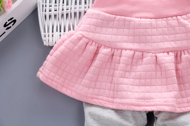 LZH/Одежда для новорожденных коллекция года, осенне-зимний комплект одежды для маленьких девочек, пальто+ штаны теплый комплект из 2 предметов для малышей Одежда для маленьких девочек