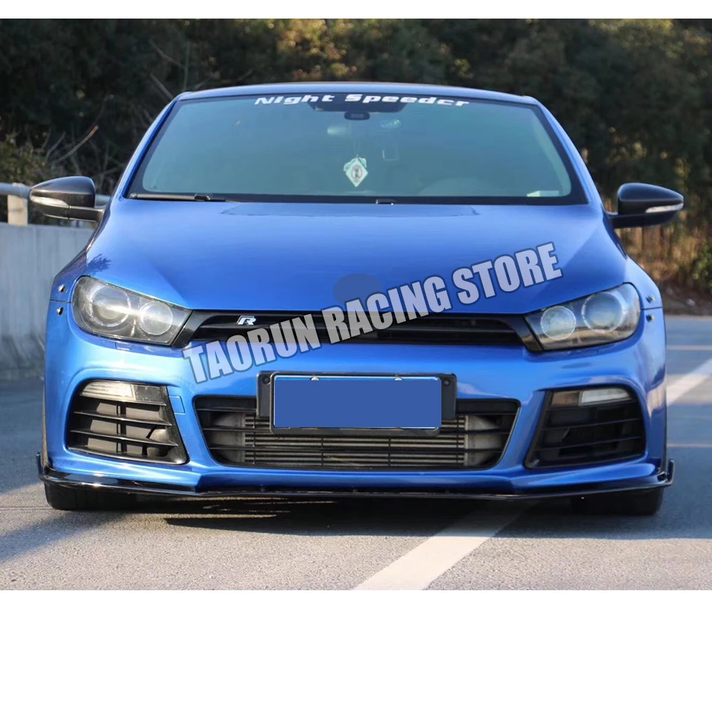 Scirocco R ABS черный передний бампер для губ, спойлер для Scirocco R 2009-(подходит только для R, не подходит для стандарта Scirocco