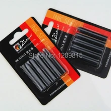 Акция- 25 шт./лот Пикассо чернильный фонтан Сменные стержни для ручек высококачественные черные чернильные картриджи аксессуары