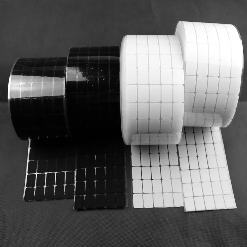

50Pairs 20*30mm Adhesive Fastener Tape Nylon Polyester Hook And Loop Rectangles Magic Sticker Tape Strong Self Adhesive Tape