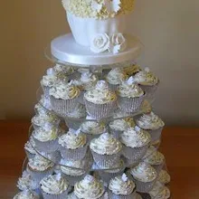 Горячая Распродажа оптом круглые 5 ярусов акриловые прозрачные новые стильные съемные подставки для торта украшения