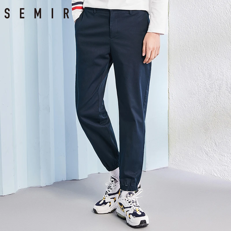 SEMIR брюки мужские шикарные модные брюки мужские однотонные брюки повседневные классические брюки для мужчин бизнес досуг тренировочные