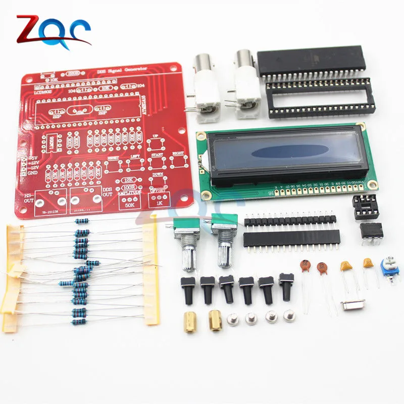 DDS Function Signal Generator DIY Kit Frequency Generator Square Sawtooth Triangle Wave DIY Parts Signal Source Components 5