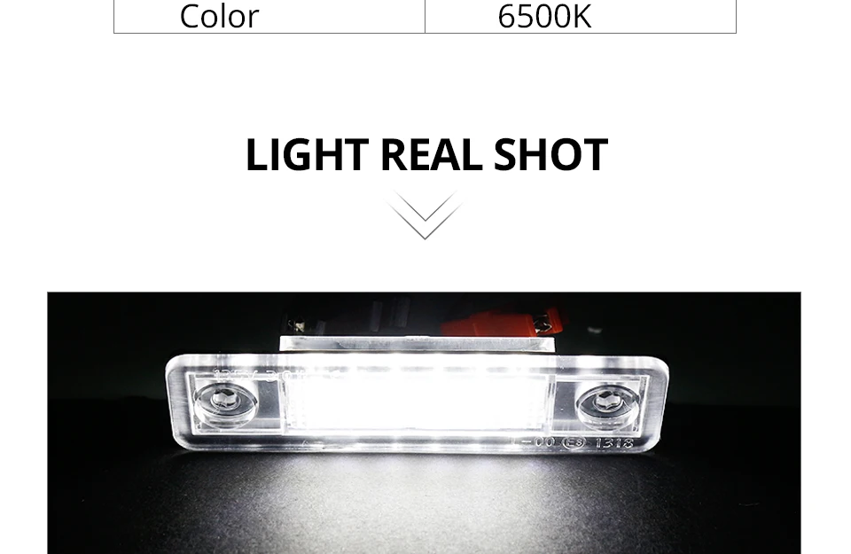 Led Car-styling 18 LED License Plate Lights 12V White Number Plate Lamp For Opel Astra G Astra F Corsa B Zafira A Vectra Omega A (6)