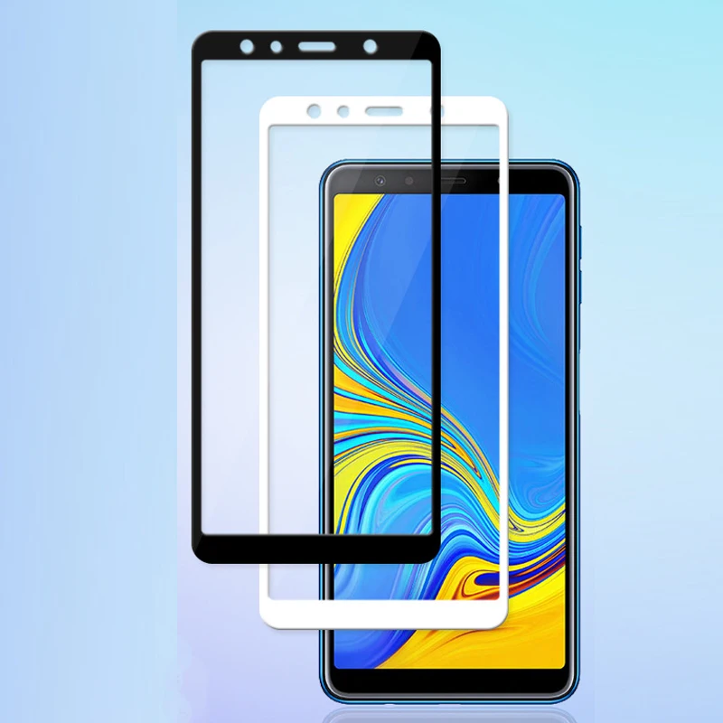 Закаленное 3d стекло для Samsung Galaxy A7 2018 защитная пленка экрана с полным покрытием