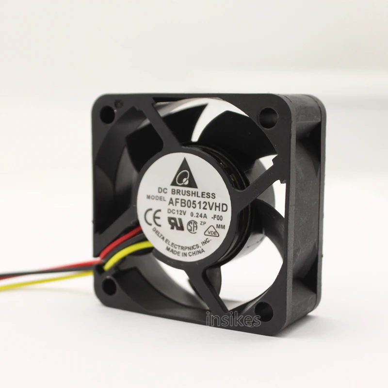 AFB0512VHD двойной шариковый подшипник Инвертор Вентилятор охлаждения DC 12V 0.24A 5020 5 см