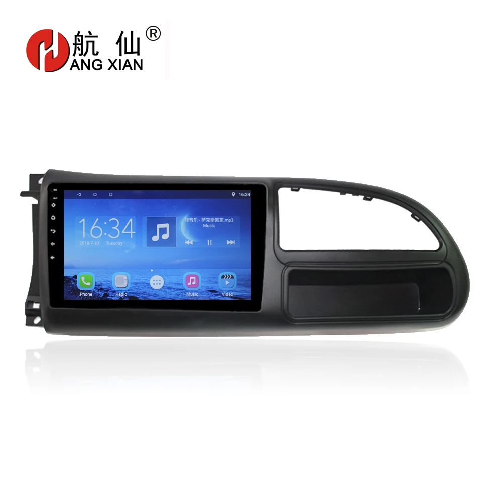 Bway " Автомагнитола для Ford Transit 2009- четырехъядерный Android 7.0.1 автомобильный dvd-плеер gps navi с 1 г ram, 16 г rom