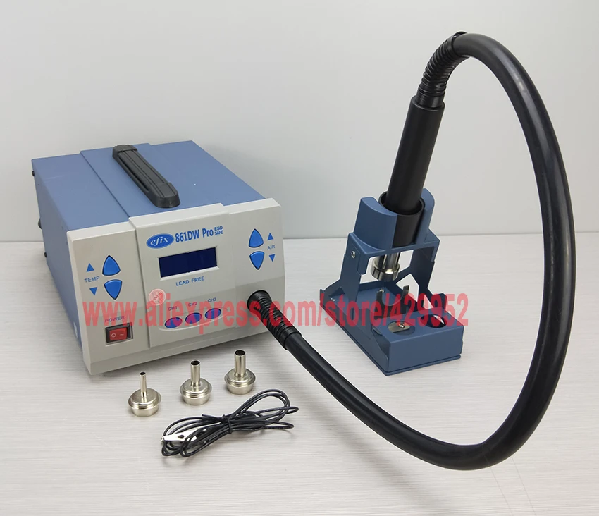 Паяльная станция efix 861DW Pro паяльная с горячим воздухом 110 В 220 1000 Вт набор