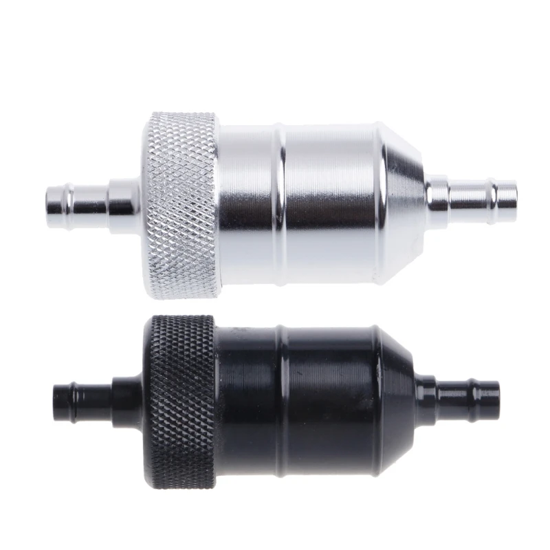 

Universal Aluminium Inline Fuel Oil Filter 1/4" 6mm Motorcycle Pit Dirt Bike Fuel filter 10166