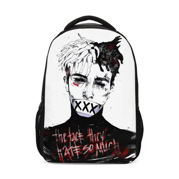 

2020 New Xxxtentacion Child School Bags For Teenagers Boys Mochila Infantil Big Capacity School Backpack Satchel Kids Book Bag