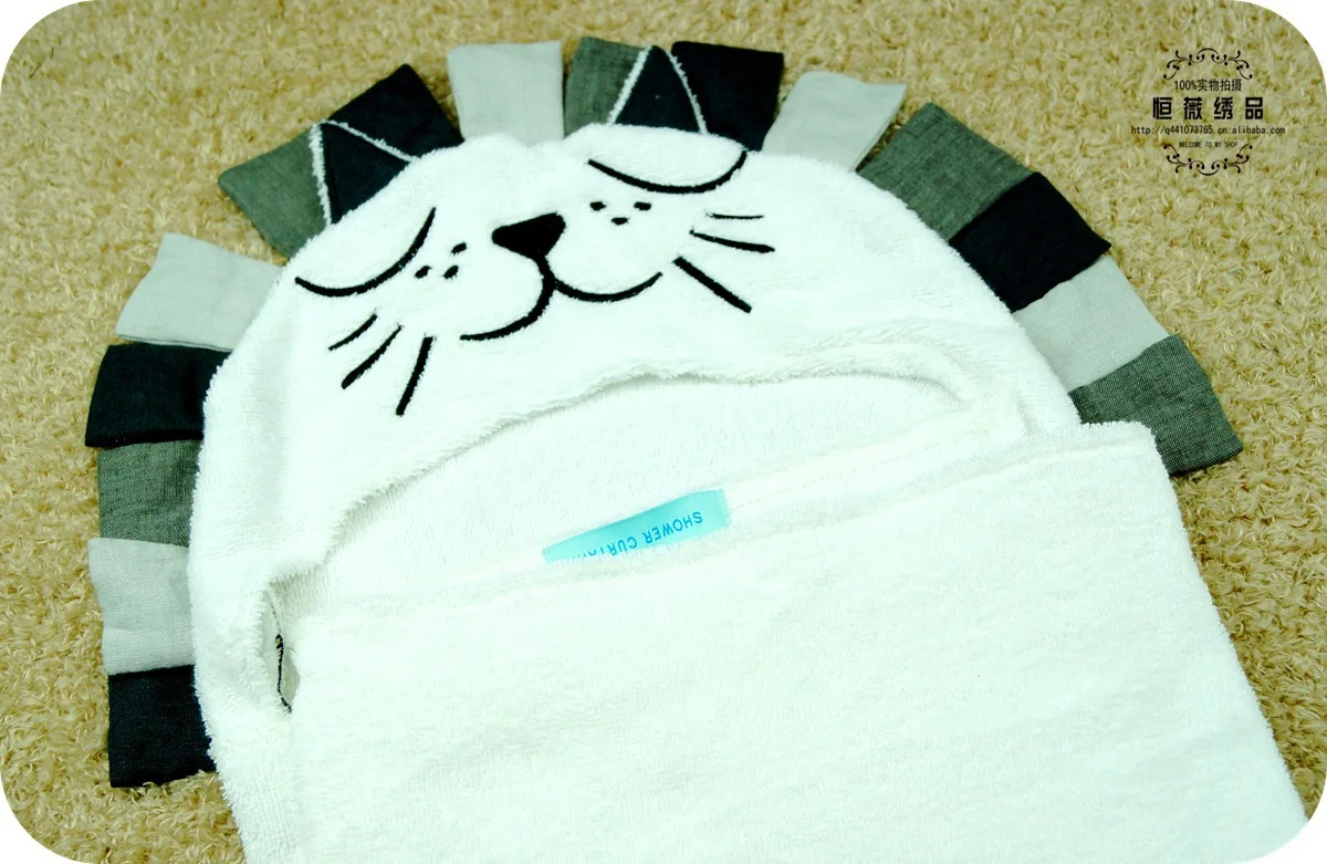 Одеяло с капюшоном с изображением Льва кота | шелковистый мягкий носимый конверт с капюшоном для детей ясельного возраста | толстовка с