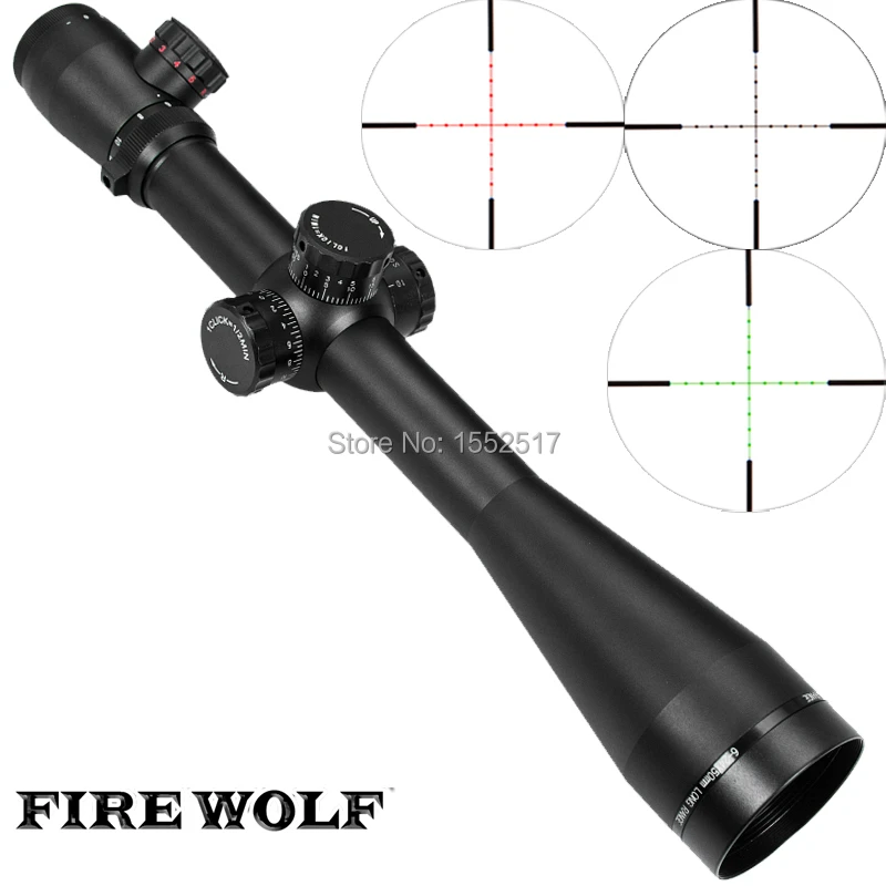 

FIRE WOLF Mark 4 M3 6-24x50 Mm AO Illuminated Mildot Side Wheel Hunting Scope