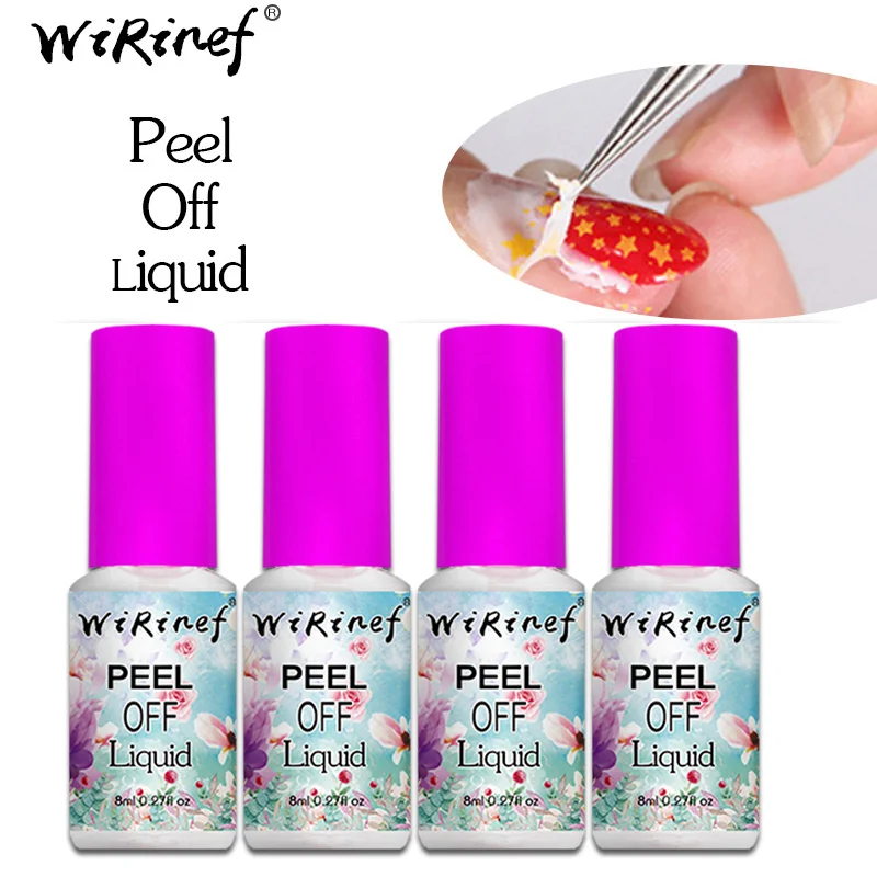Buy WiRinef Peel Off Liquid Tape Base Coat For Nail