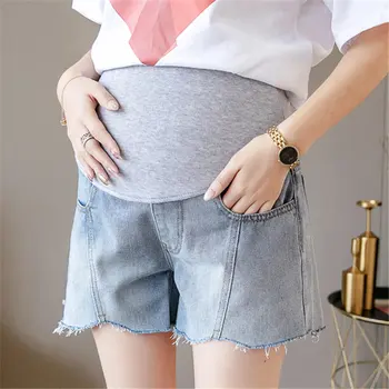 

HziriP Women Short Plus Pants High Quality New Pregnancy Care Belly 2019 Fashion Pregnant Clothes Maternity Denim Shorts