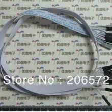 10 P двойной конец с 1 P пластиковый корпус удлинение кабеля Длина: 60 см