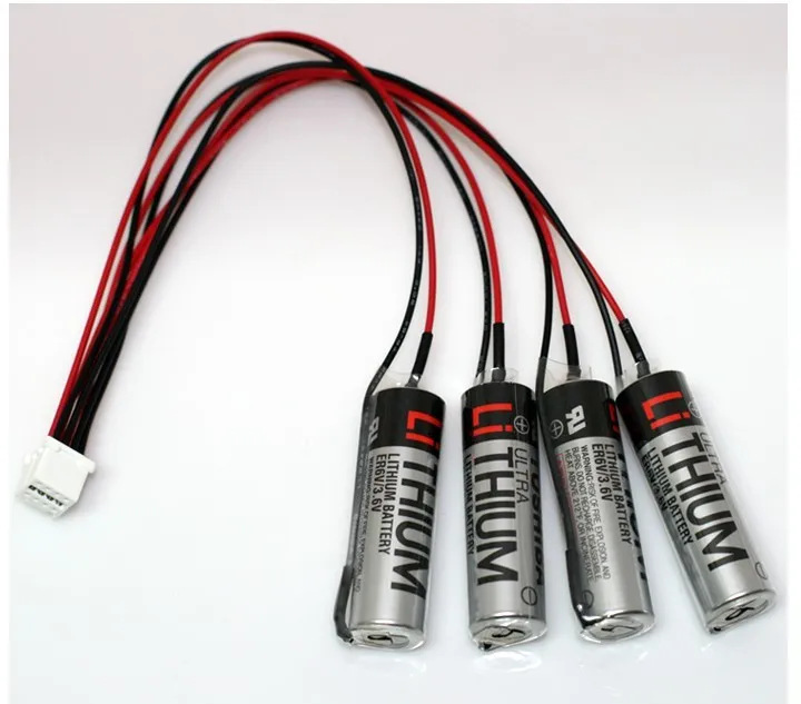 Оригинальный HW0470360-A HW0470360 4x ER6V/3 6 V PLC сервер литиевая батарея с вилкой для робота |