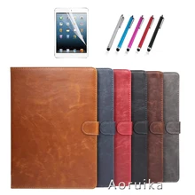 SM-T525 чехол, роскошный чехол-подставка из искусственной кожи с узором Crazy Horse для samsung Galaxy Tab Pro 10,1 T520 T521 T525 Tablet PC