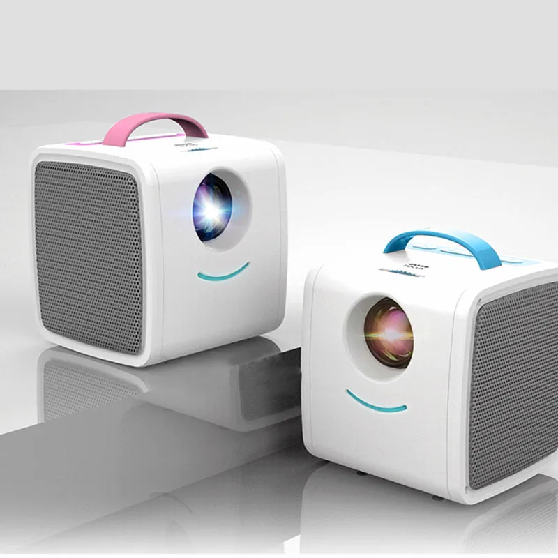 WZATCO Q2 البسيطة المحمولة العارض 700 لومينز HDMI الأطفال اطفال قصة العارض الراقية الهدايا الالكترونية LED المنزل متعاطي المخدرات