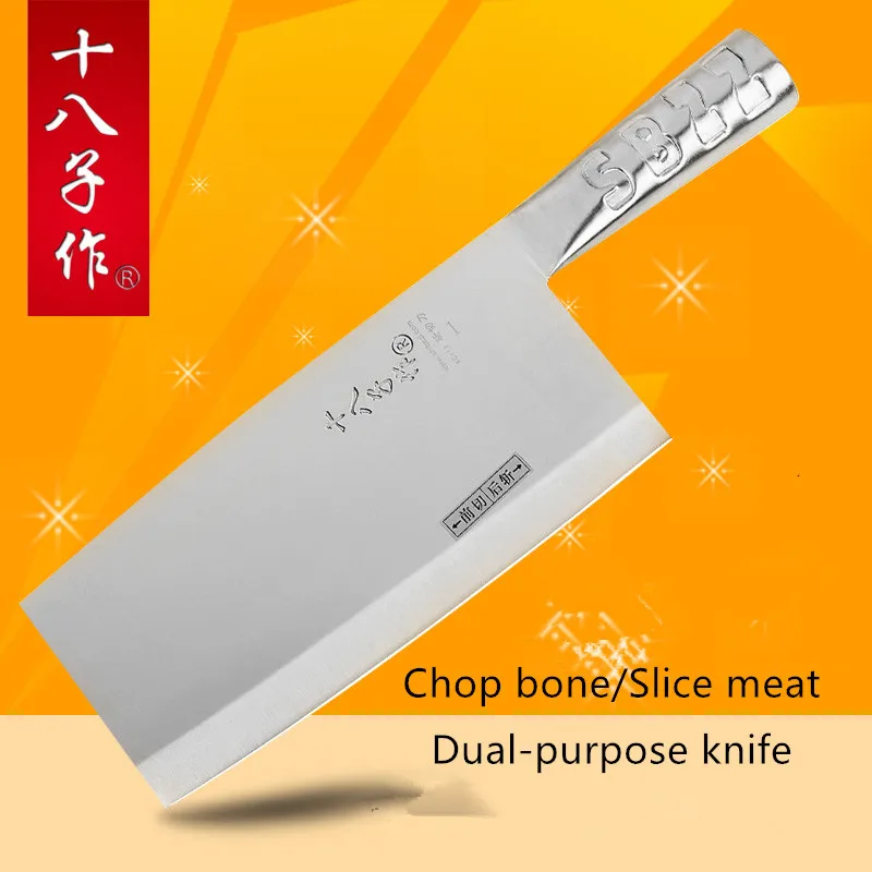 

Free Shipping SBZ Stainless Steel Kitchen Chef Chop and Cut Dual-purpose Knife Household Cooking Slicing Knives Cleaver
