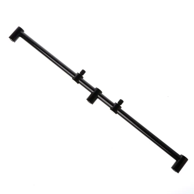 

Fishing Rod Holder Aluminum Alloy 3-Way 3-head Rods Support Use with Ground Plug Rack Outdoor Carp Fishing Tackle Portable