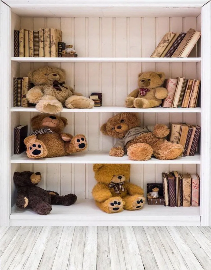 teddy bear shelf