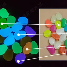 Светящийся в темноте игрушки, сад, туфли-лодочки с орнаментом свечение украшение из камня, трубки рыбной ловли блестящие stone.100pcs/Сумка