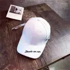 Мужская и Женская теннисная Кепка с надписью Snapback, унисекс, хип-хоп, плоские шляпы для мальчиков и девочек, шапки нейтральных тонов, белый gorras para hombre - Цвет: White