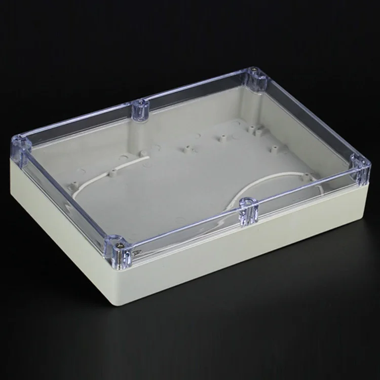 

263*182*60mm Plastic Enclosure Box Waterproof Junction Box Transparent Electronic Project Boxes