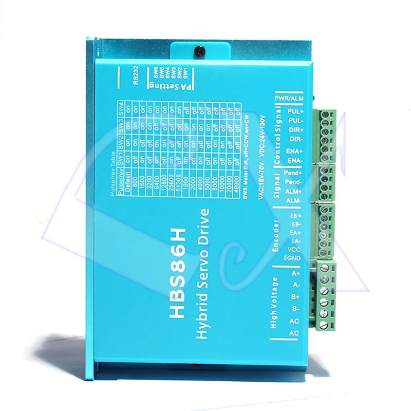 

86 all-digital closed loop stepper motor driver AC20-80V HBS86H