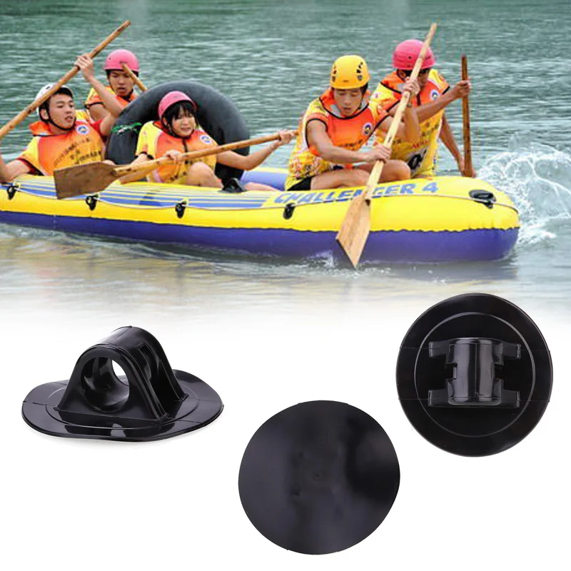 

PVC Inflatable Rubber Boat Dinghy Motor Buckle Kayak Motor Black Buckle Part Kit Kayak Accessories Watersport Kayak Accessories
